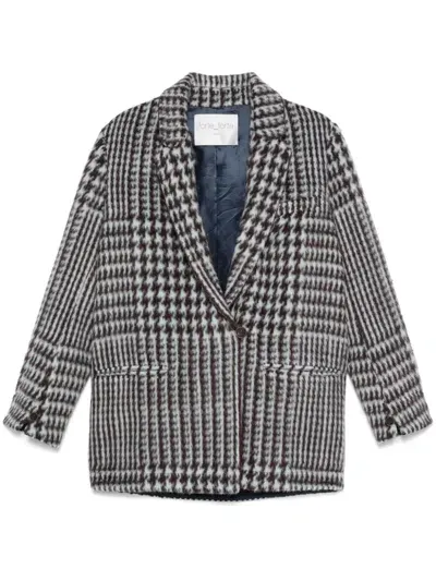 Forte Forte Check-pattern Coat In White