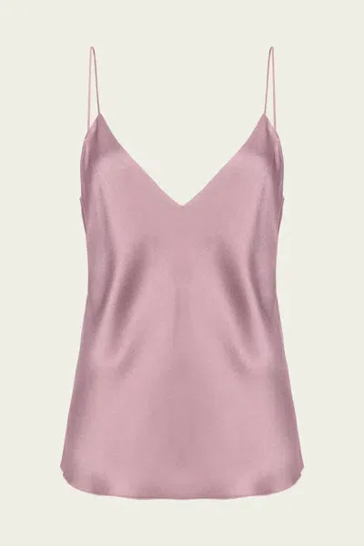 Forte Forte Envers Satin Camisole Top In Lilac