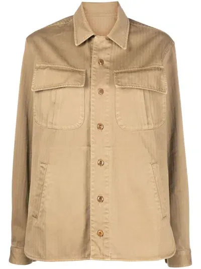 Fortela Meckong Shirt Jacket In Neutrals