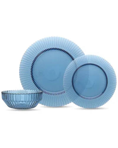 Fortessa Archie 12pc Dinnerware Set (service For 4) In Cornflower