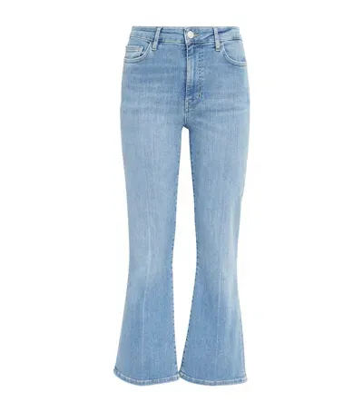 Frame Le Crop Mini Boot Jeans In Blue