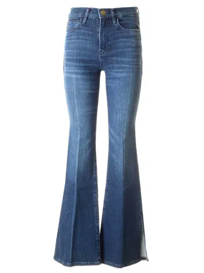 Frame Le Easy Flare Jeans In Blue