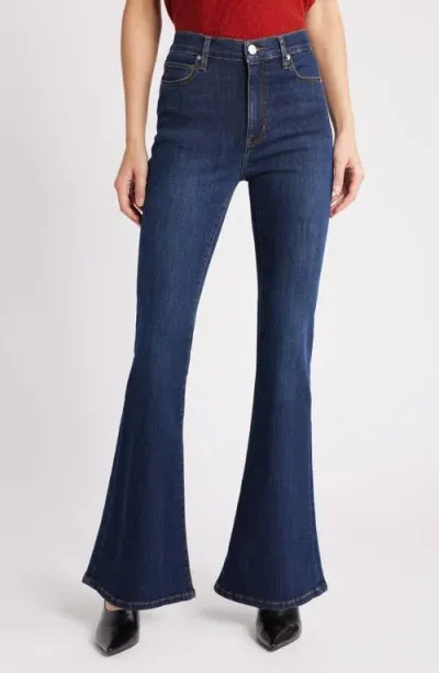 Frame Le Easy High Waist Flare Jeans In Sutherland