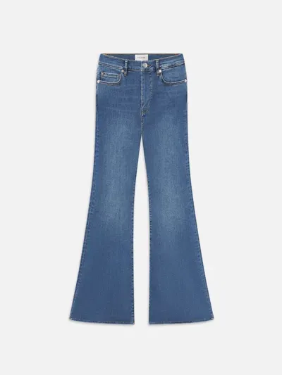 Frame Le High Flare Jeans In Blue