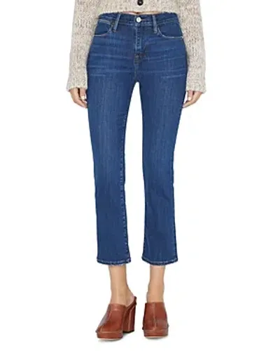 Frame Le High Rise Straight Ankle Jeans In Majesty