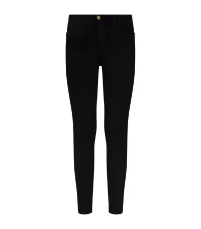 Frame Le High Skinny Jeans In Black