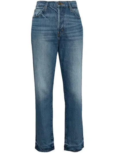 Frame Le Mec Straight-leg Jeans In 蓝色