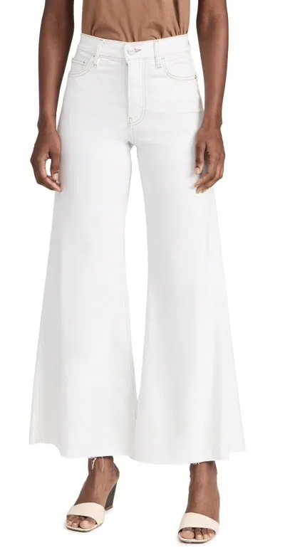 Frame Le Palazzo High-rise Wide-leg Jeans In Au Natural