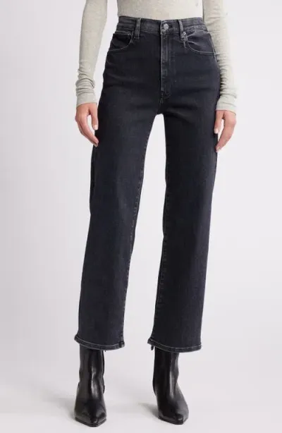 Frame Le Sleek High Waist Ankle Straight Leg Jeans In Radio