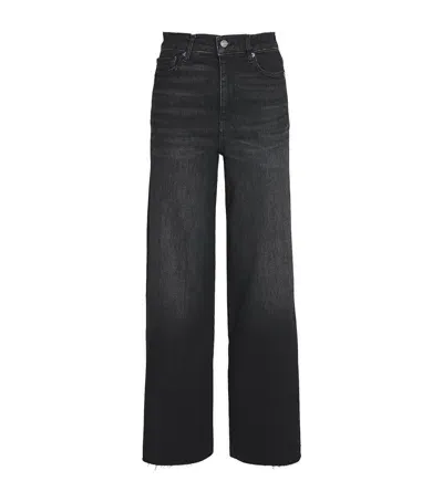 Frame Le Slim Palazzo Jeans In Black