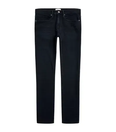 Frame L'homme Placid Slim Jeans In Black