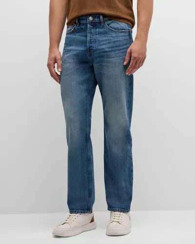 Frame Men's Straight-leg Jeans In Cadet