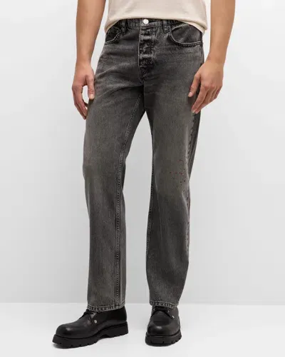 Frame Men's Straight-leg Jeans In Dark Moon