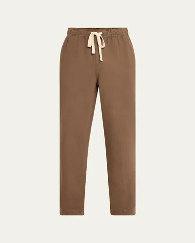 Frame Men's Textured Terry Sweatpants In Taupe