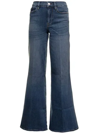 Frame Palazzo  Blue Denim Jeans   Woman