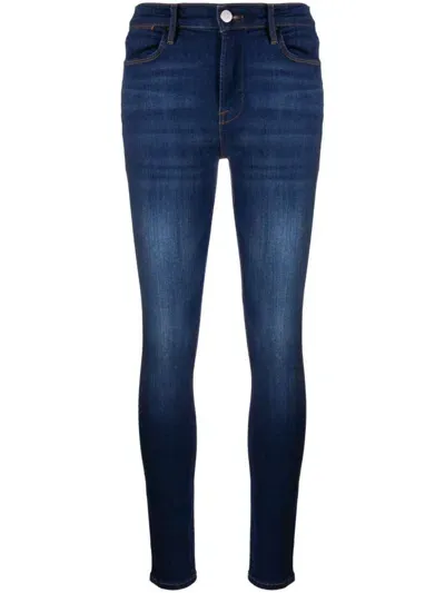 Frame Le High Skinny Jeans In Blue