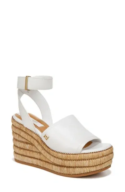 Franco Sarto L-toni Wedge Platform Sandal In White