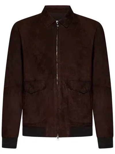 Franzese Collection Franzese Napoli Brad Pitt Jacket In Brown