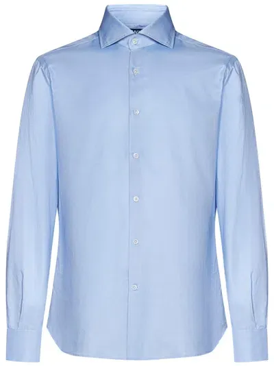 Franzese Collection Franzese Napoli Shirt In Blue