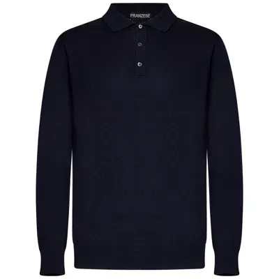 Franzese Collection Franzese Napoli Tom Ford Model Sweater In Blue