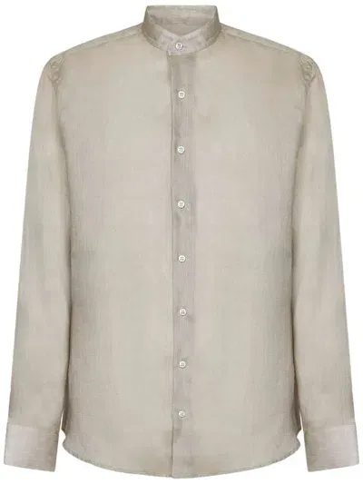 Franzese Collection James Bond Shirt In Neutrals