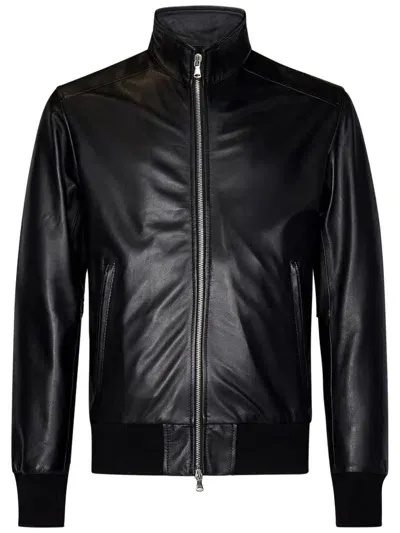 Franzese Collection Tom Cruise Bomber Jacket In 黑色