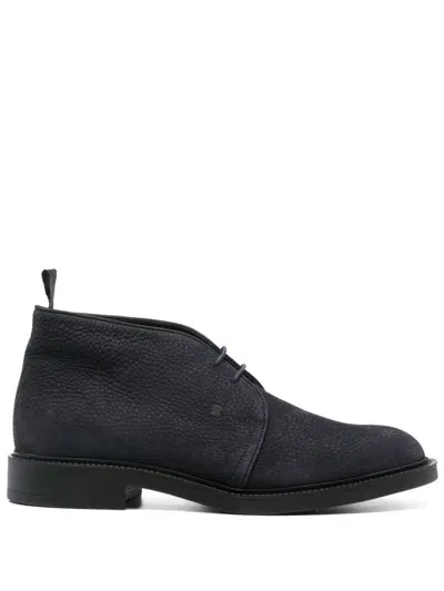 Fratelli Rossetti Leather Ankle Boots In Black