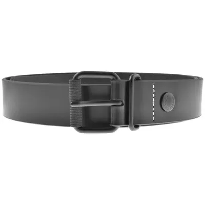 Fred Perry Box Leather Belt Black