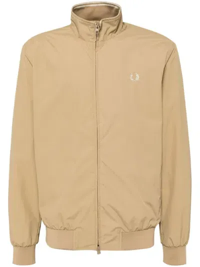 Fred Perry Brentham Sport Jacket In Brown