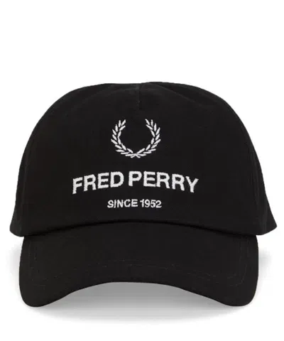 Fred Perry Cap In Black