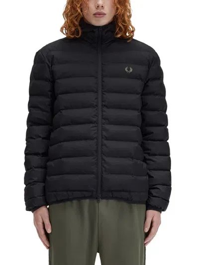 Fred Perry Mens Insulated Jacket In Black 102