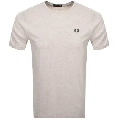 Fred Perry Crew Neck T Shirt Beige