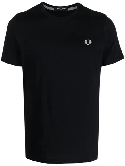 Fred Perry Crew Neck T-shirt In Blue