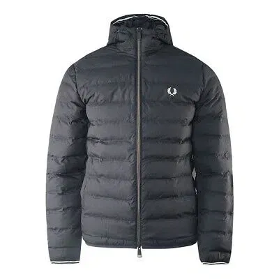 Pre-owned Fred Perry Herren Bomber J4565 102 Jacke In Schwarz