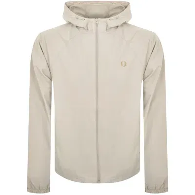 Fred Perry Hooded Shell Jacket Grey