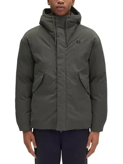 Fred Perry Padded Jacket In Green