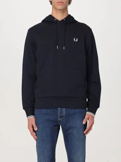 Fred Perry Sweatshirt  Men Color Blue In Blau