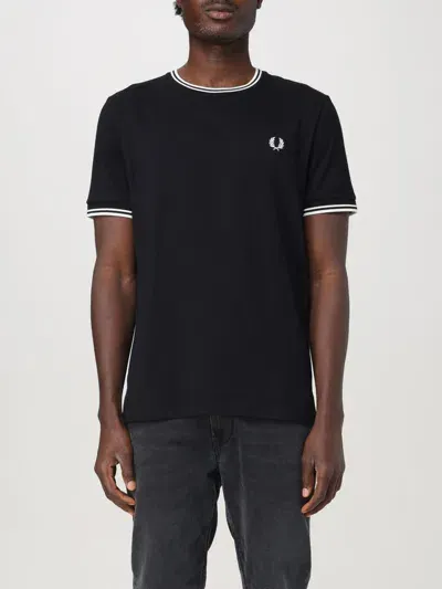 Fred Perry T-shirt  Men Color Black In Schwarz