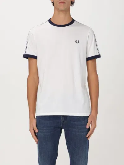 Fred Perry T-shirt  Men Color White In Weiss