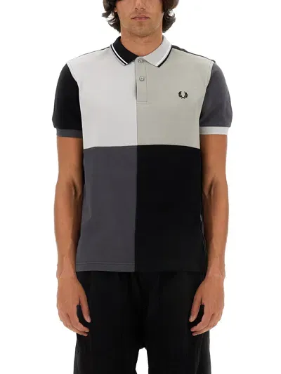 Fred Perry X Beams Polo With Logo In Black