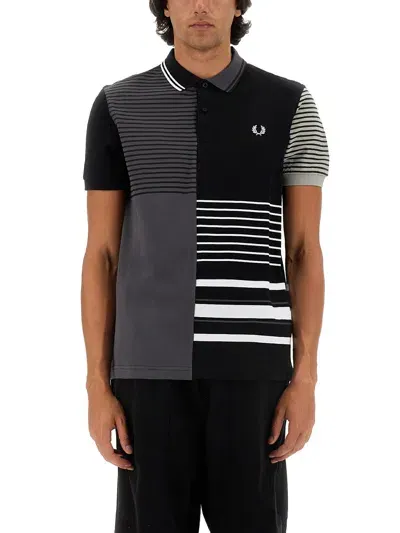 Fred Perry X Beams Polo With Logo In Black