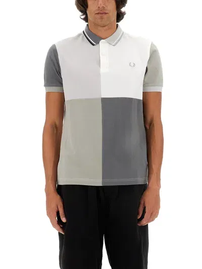 Fred Perry X Beams Polo With Logo In White