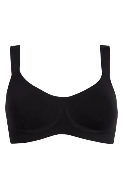 Free People Bonded Underwire Bra In Black