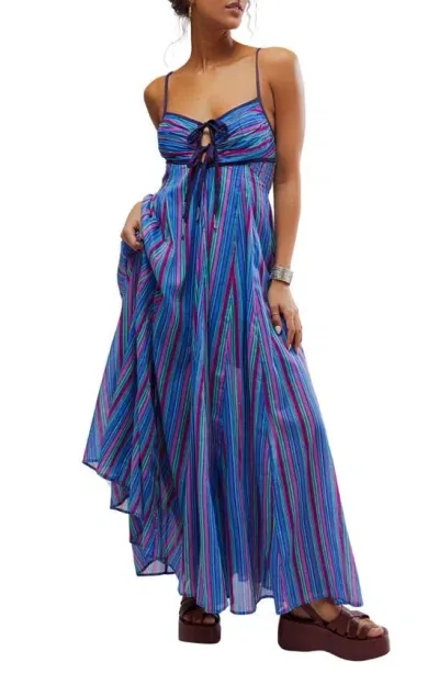 Free People Dream Weaver Cotton Maxi Sundress In Multi