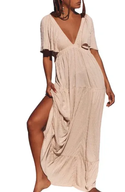 Free People La La Maxi Dress In White