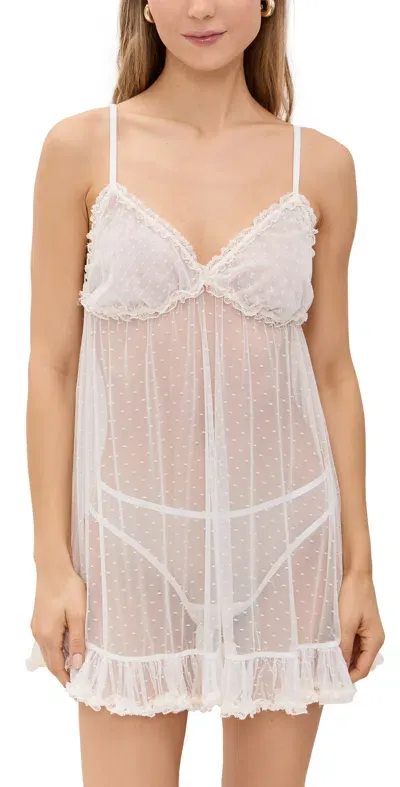 Free People Heart To Heart Mini Slip Ivory