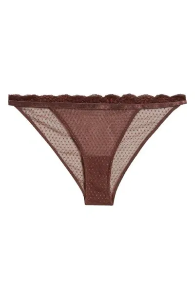 Free People Midweek Bikini In Mocha