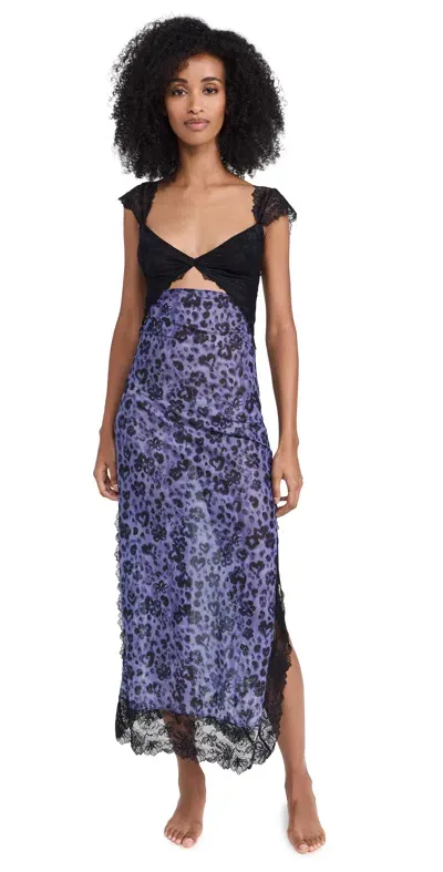 Free People Suddenly Fine Maxi Slip Dress Evening Combo