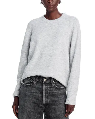 French Connection Kesia Crewneck Sweater In Light Grey