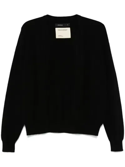 Frenckenberger Cashmere Cardigan In Black